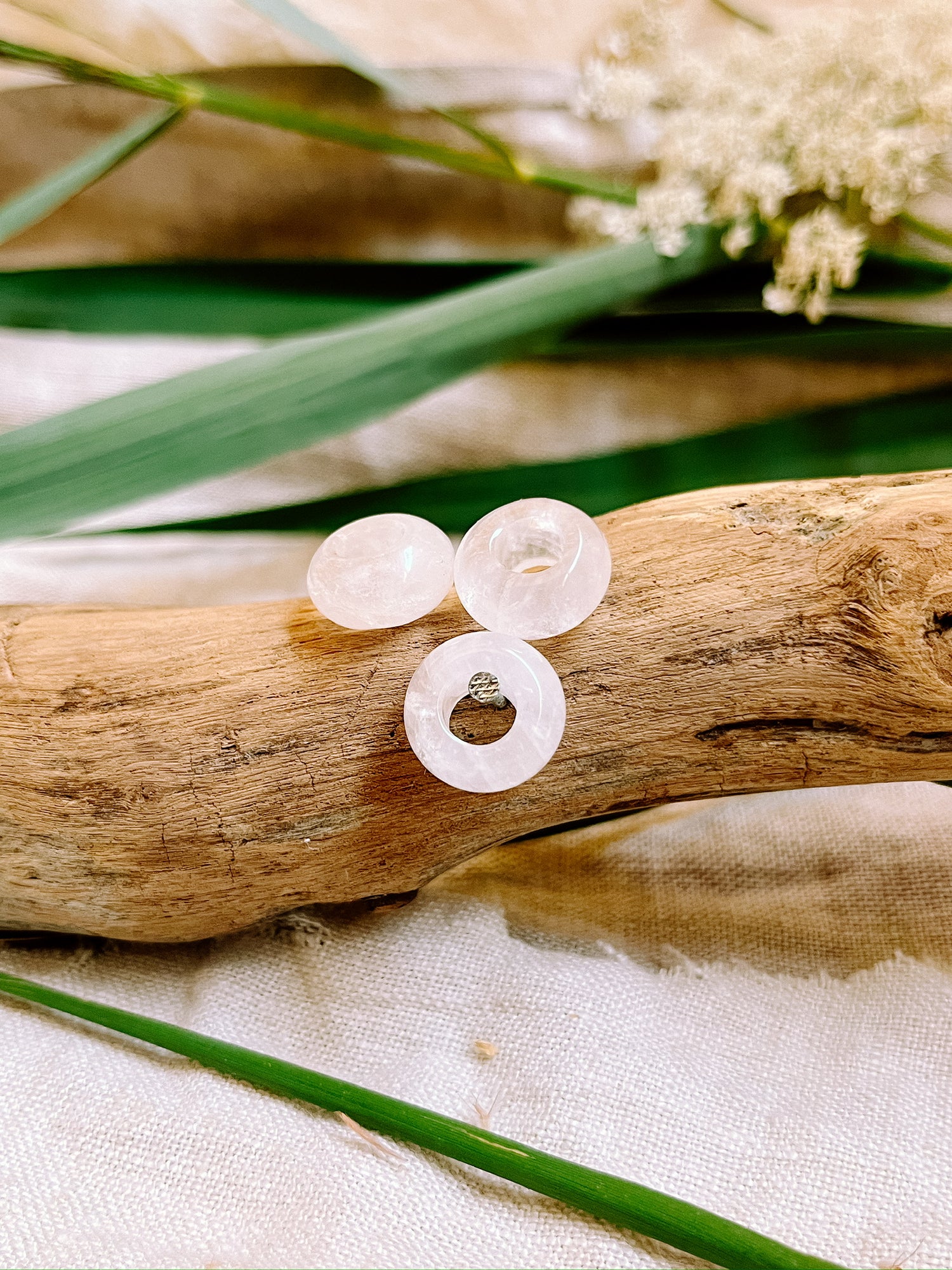 Dreadlock bead – Bergkristal