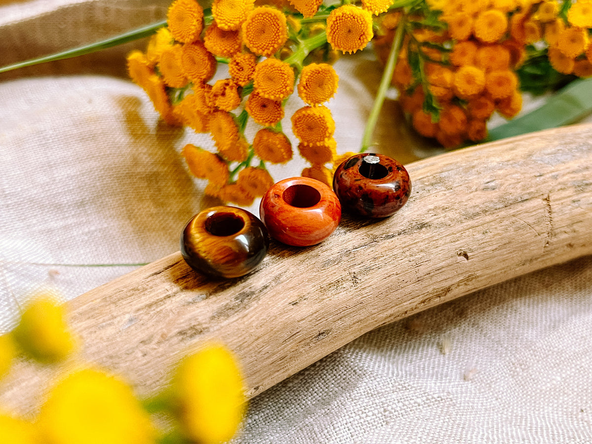 🔥 Dreadlock bead set – Element Vuur