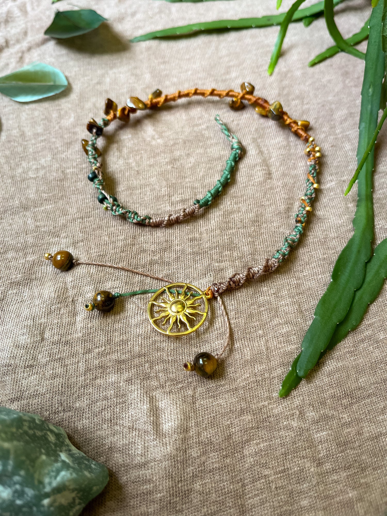 Macrame Hairwrap - Zon & Aarde