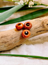 Dreadlock bead – Rode Jaspis