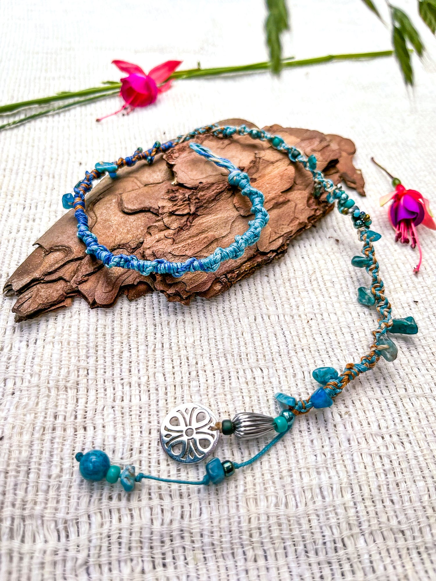 Macramé Hairwrap – Ocean Lotus