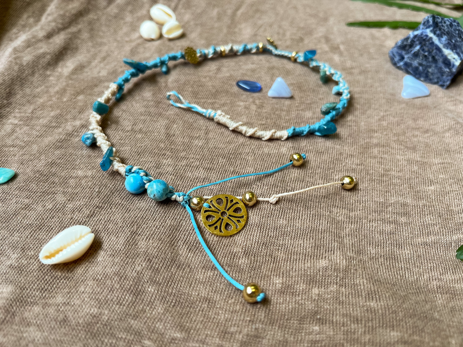 Macramé hairwrap – Lucht & Stroming